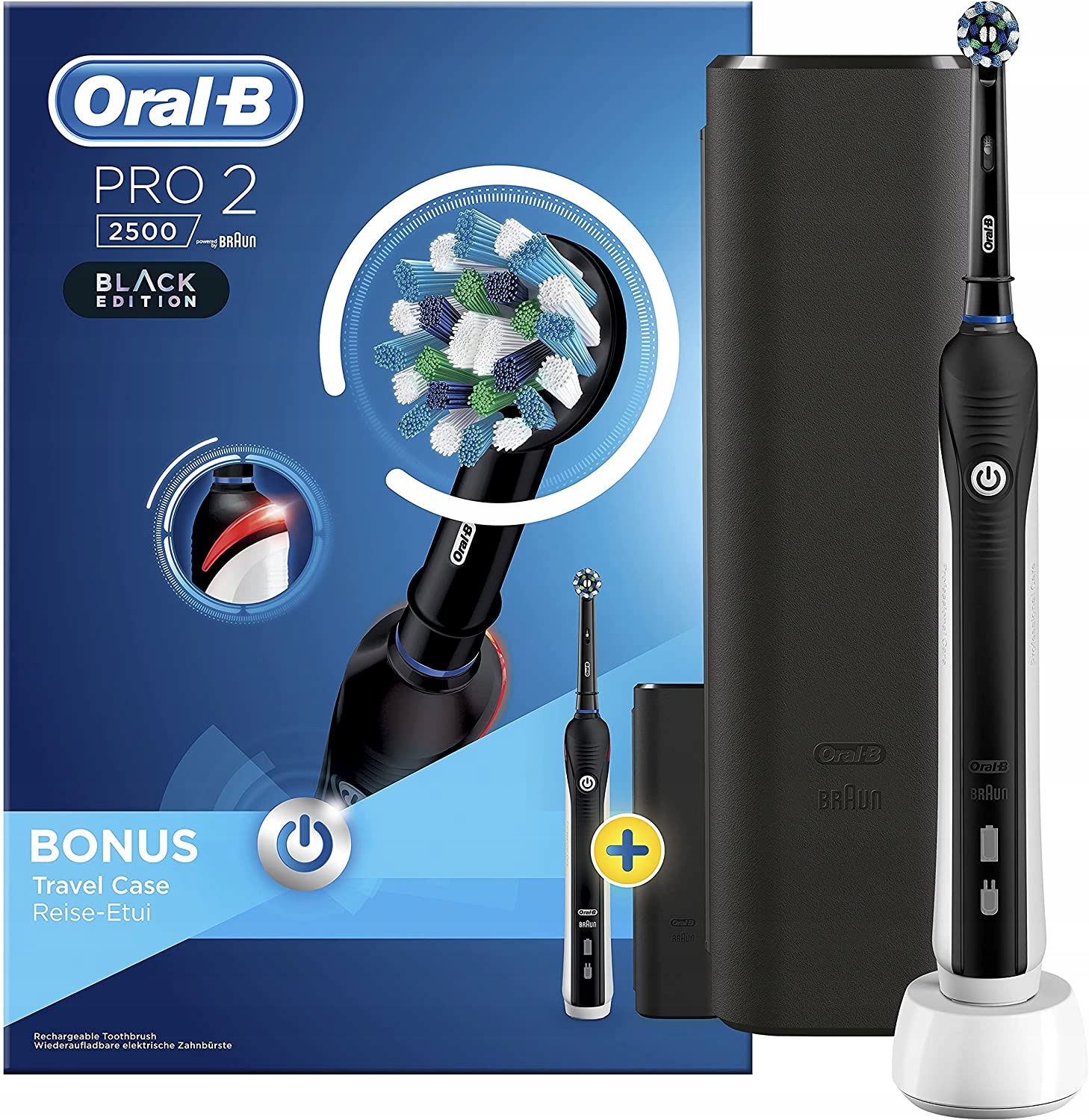 Amazon.co.jp: Oral-B ブラウン 電動歯ブラシ（ブルー）PRO2