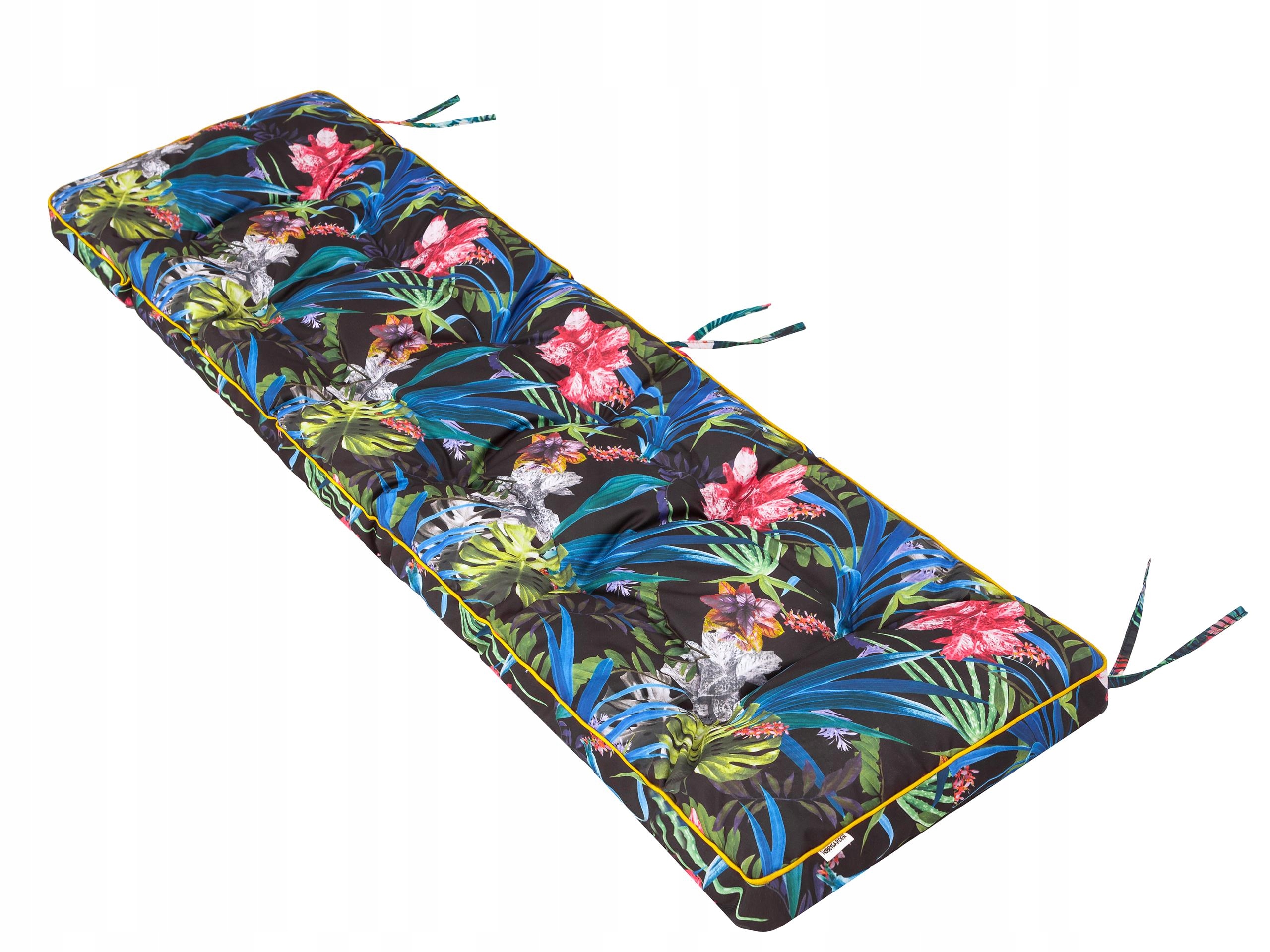 Vankúš na hojdačku, záhradnú lavicu, 150 x 50 cm, zviazaný