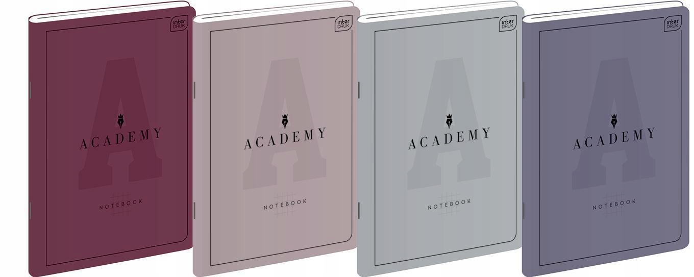 

4SZT Zeszyt A5 60k kratka 90g Interdruk Academy