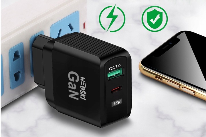 PRZEWÓD W OPLOCIE 50cm 27W DO iPHONE ŁADOWARKA USB Długość przewodu 0.5 m