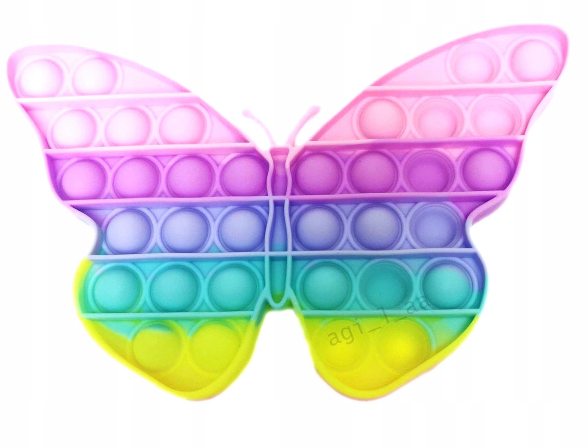 

Pop It Push Bubble Motyl Duża Zabawka Sensoryczna