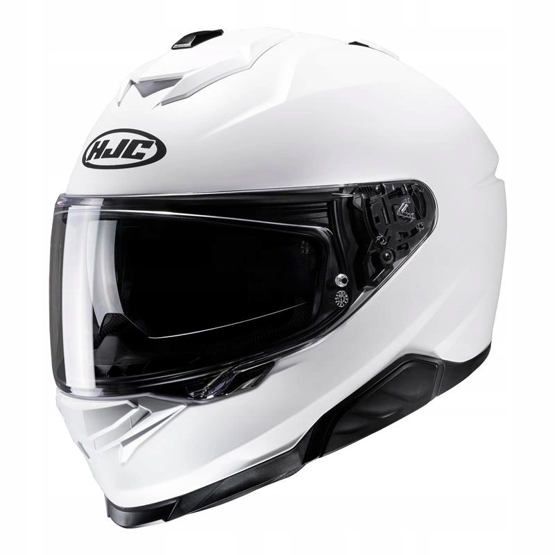 Motocyklová prilba Hjc I71 Semi Flat Pearl White biela matná pinlock Darčeky