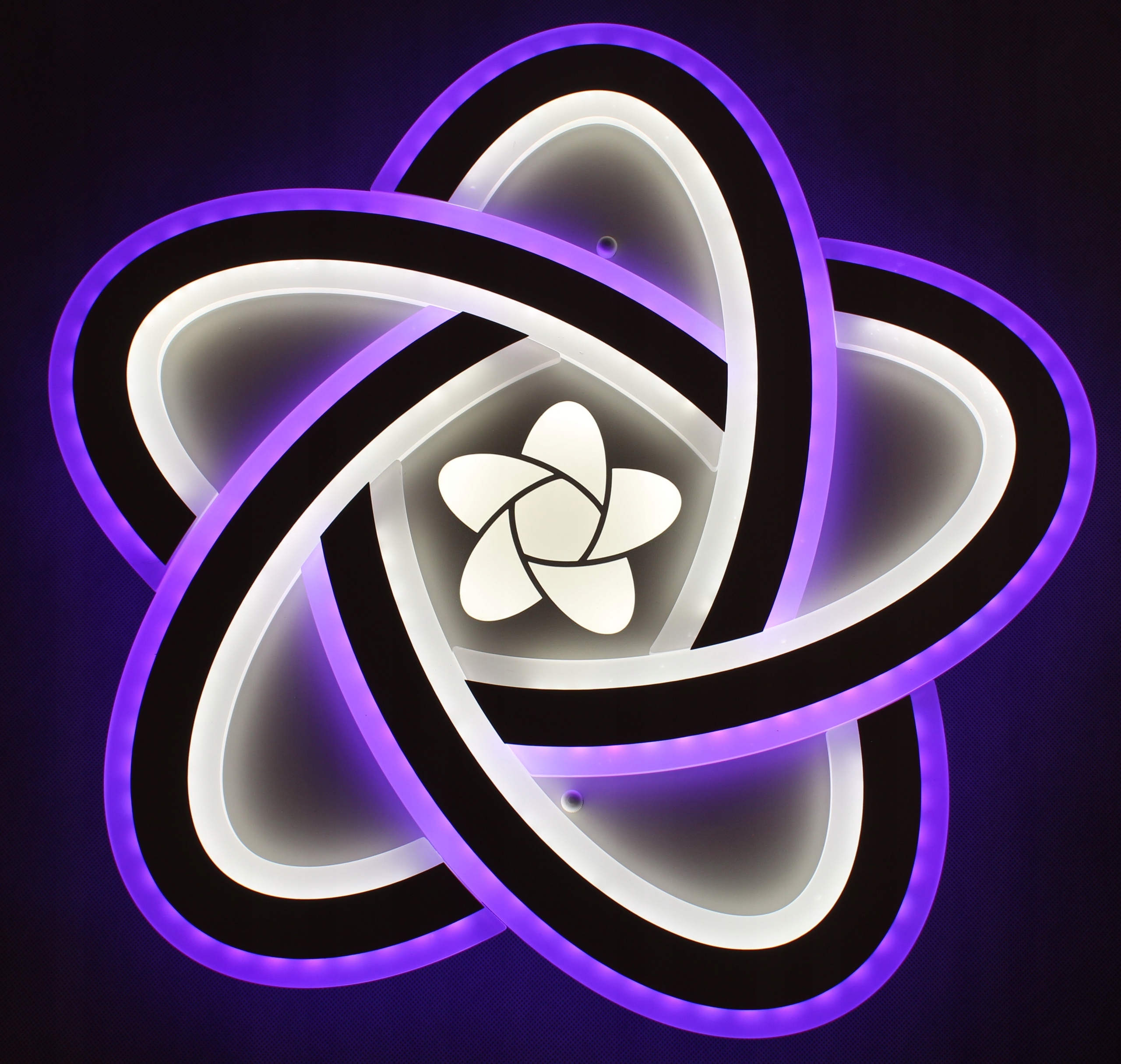 LAMPA LED SUFITOWA PLAFON RING ŻYRANDOL OPRAWA RGB + PILOT Marka Amper