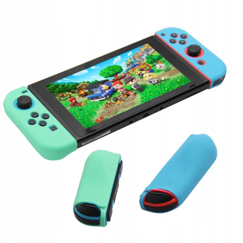 2x Etui silikonowe soft na Joy-Con Switch Nieb-Zie Typ etui