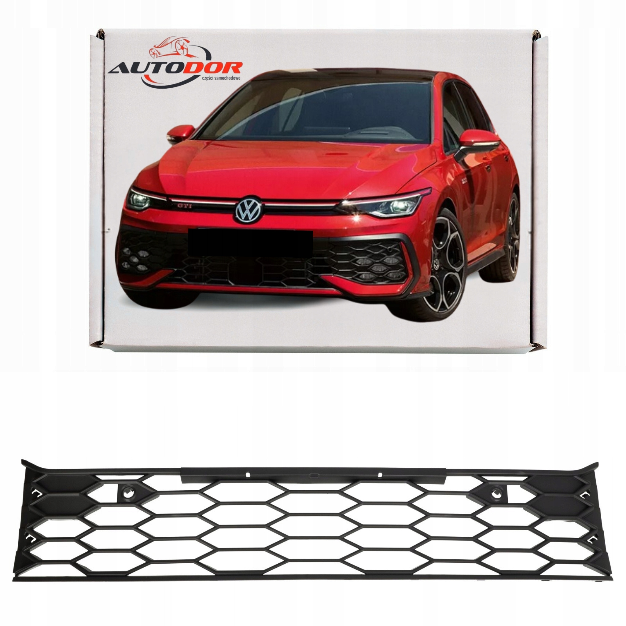 Volkswagen Golf 8 Gti 2019 – Atrapa Grilu, Přední Středová Mřížka 5H0853677J