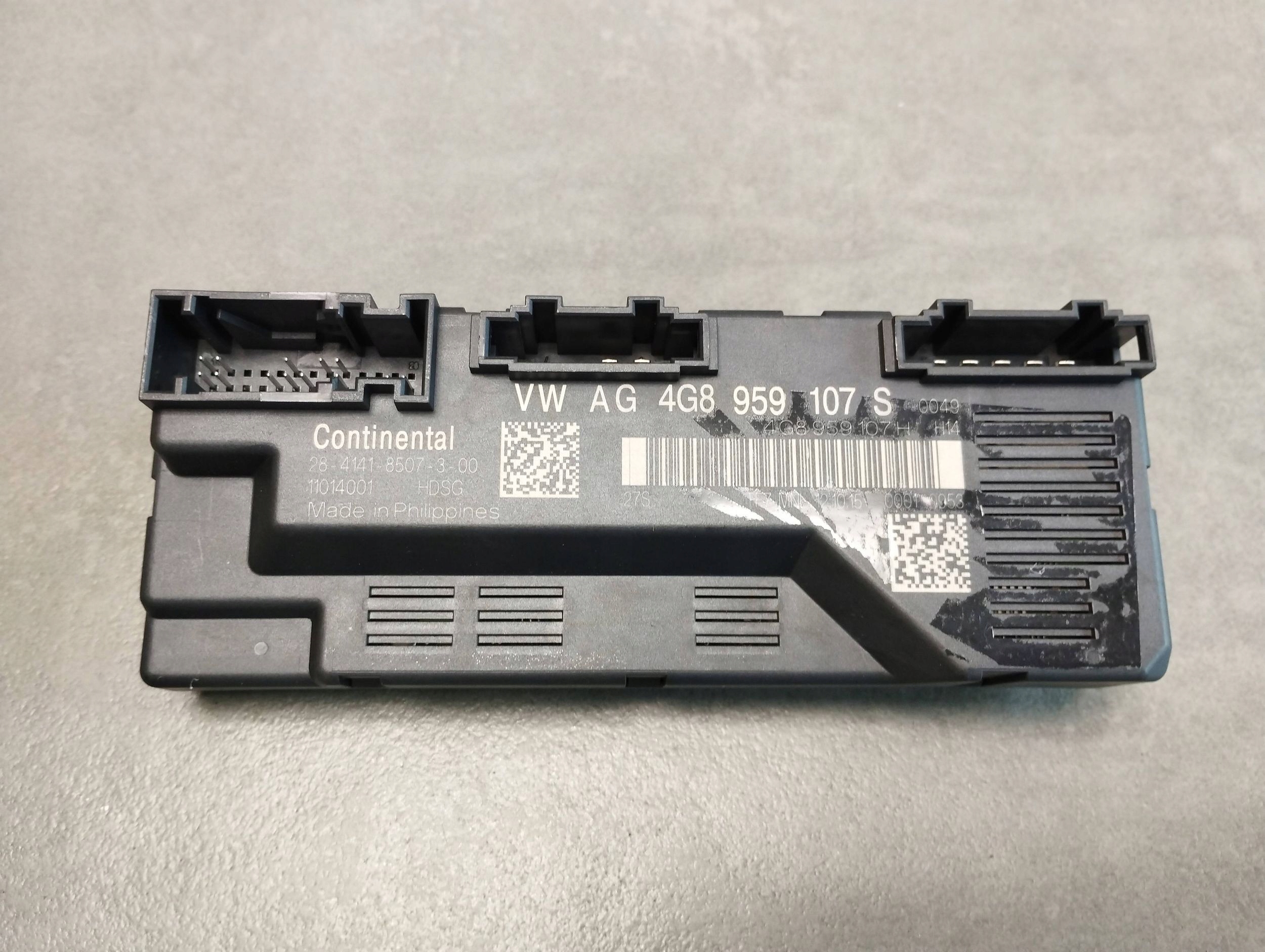Audi A7 4G 2016 module control unit bonnet 4G8959107S