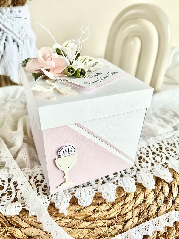 Suvenýr I. svatého přijímání * exploding box * přání * dárek