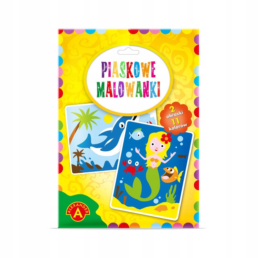 

Piaskowe Malowanki Syrenka i Delfin