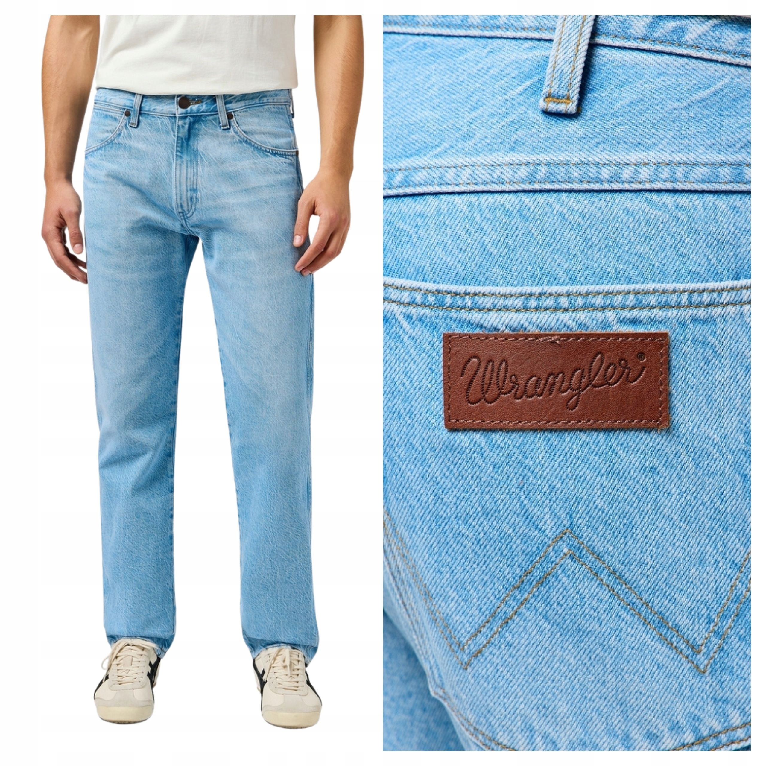 Pánské kalhoty Wrangler Frontier Frost Classic Denim W34 L30
