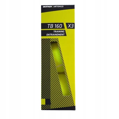 Piłka Tenisowa TB160*3 żółta