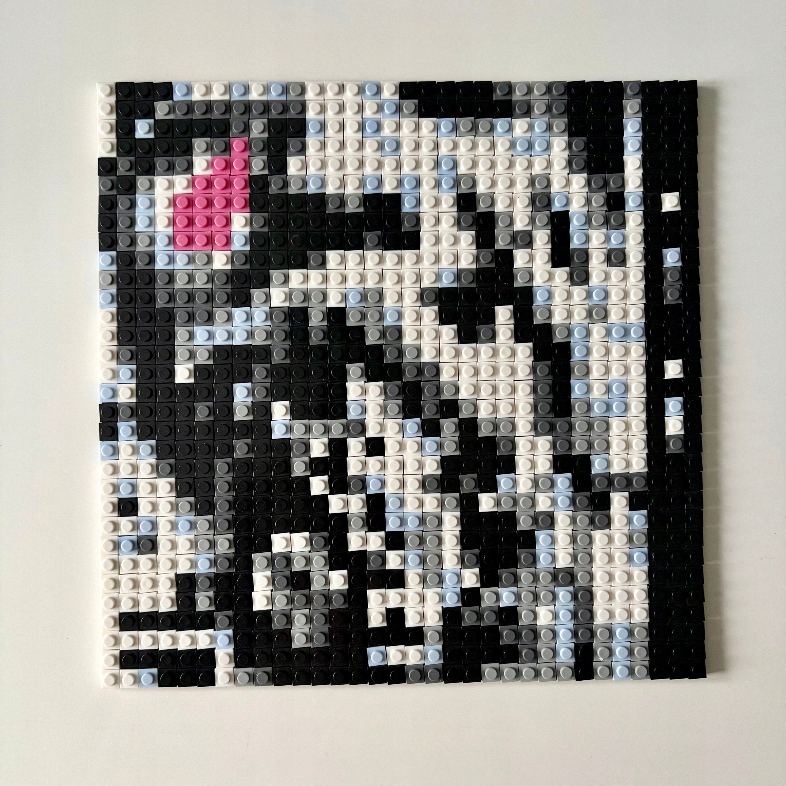 Mozaika z pixelartových kostek Sada A$ap Rocky At. Long. Last. Dárek 32x32
