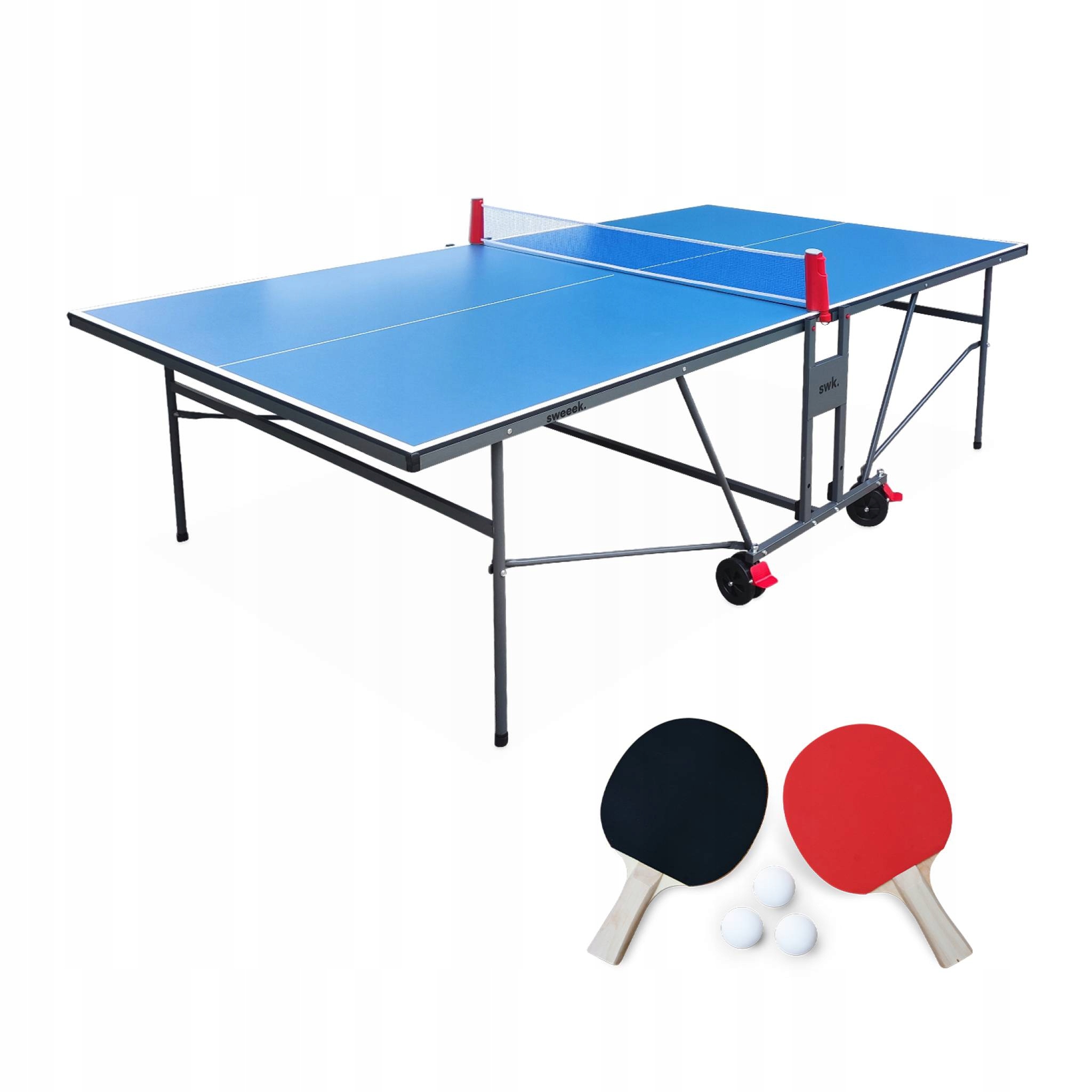 Niebieski stół do ping ponga INDOOR – składany stó
