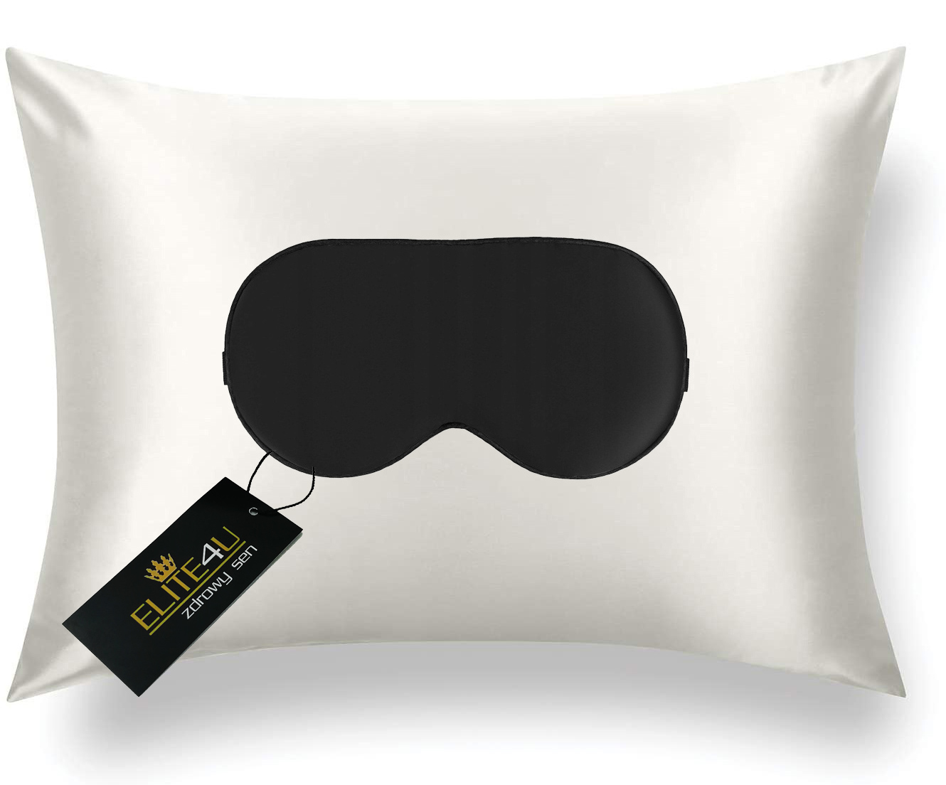 

Poszewka z Naturalnego Jedwabiu Biała 40x40cm