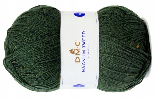 příze Magnum Tweed DMC kol. 086 zelená lahvová