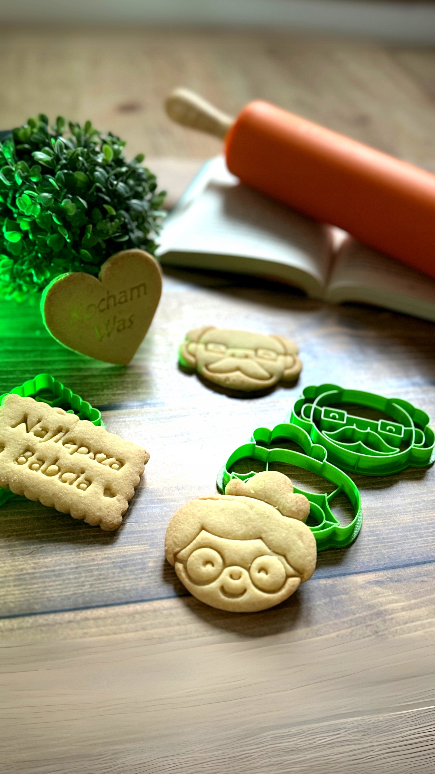 FOREMKA Wykrawacz do Pierników i Ciastek na DZIEŃ BABCI I DZIADKA DZIADEK Wysokość produktu 1.2 cm