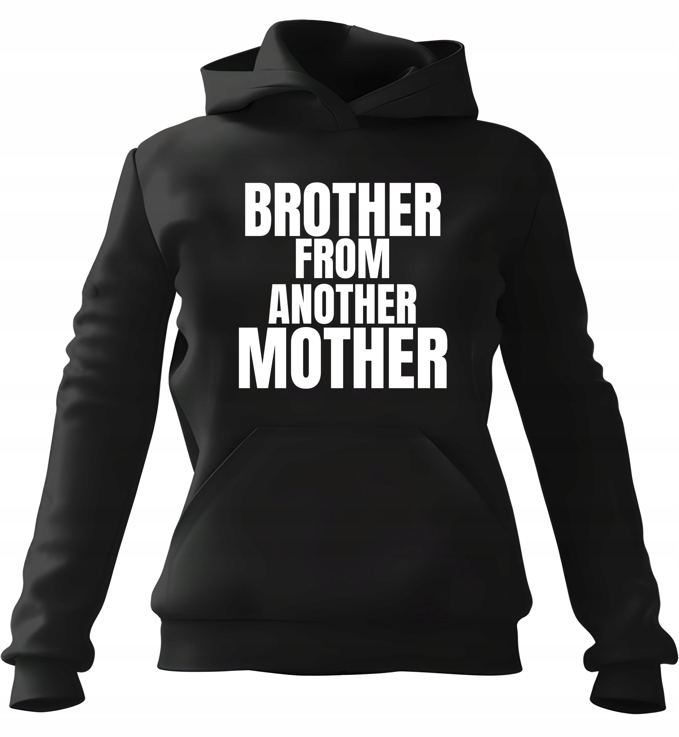 pánská mikina s kapucí Brother From Another Mother Černá Xs Pro něj Face
