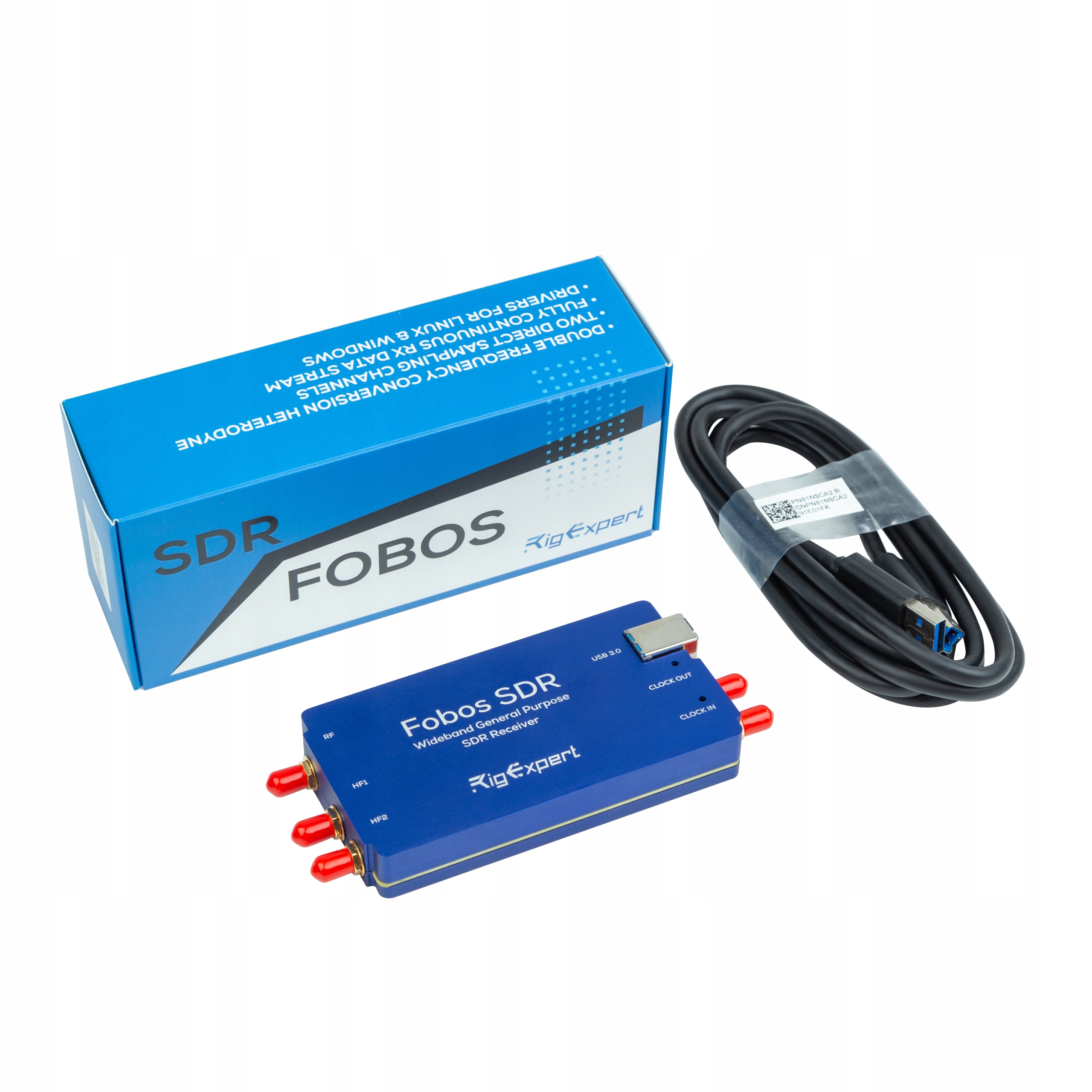 Fobos Sdr RigExpert Prijímač 10 kHz – 2 GHz, Širokopásmový, Sdr