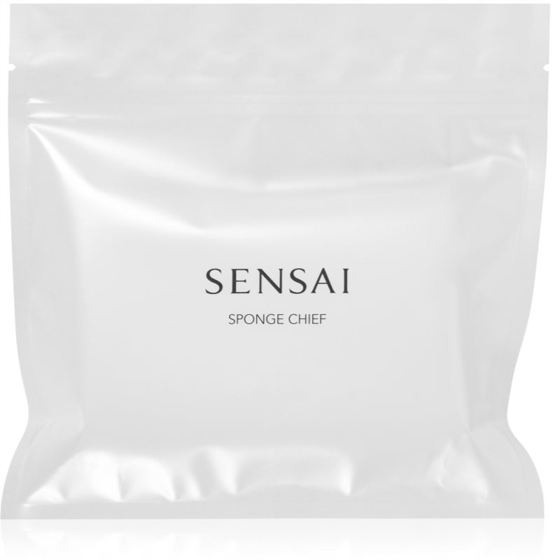 Houbička na make-up Sensai bílá