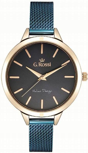 Zlaté modré dámské hodinky s černým ciferníkem, elegantní a módní jako dárek