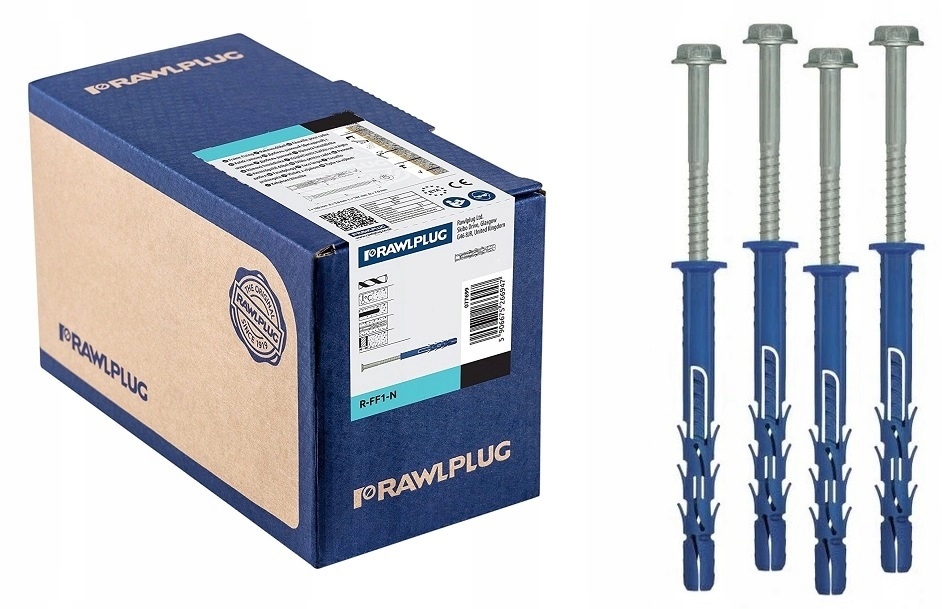 Kołki ramowe RawlPlug R-FF1-K 10x100mm 25 szt. EAN (GTIN) 5906675266992