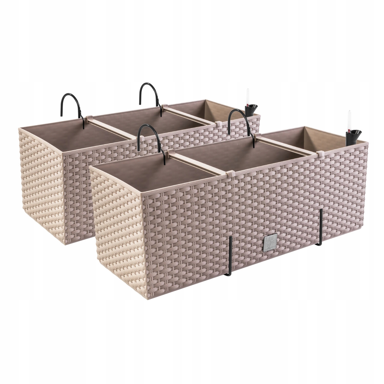 

2x Donica skrzynia Rato DRTC500 system haki Mocca