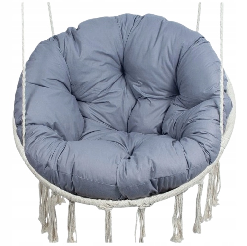 Poduszka ogrodowa okrągła na huśtawkę, kokon, fotel, bocianie gniazdo 100