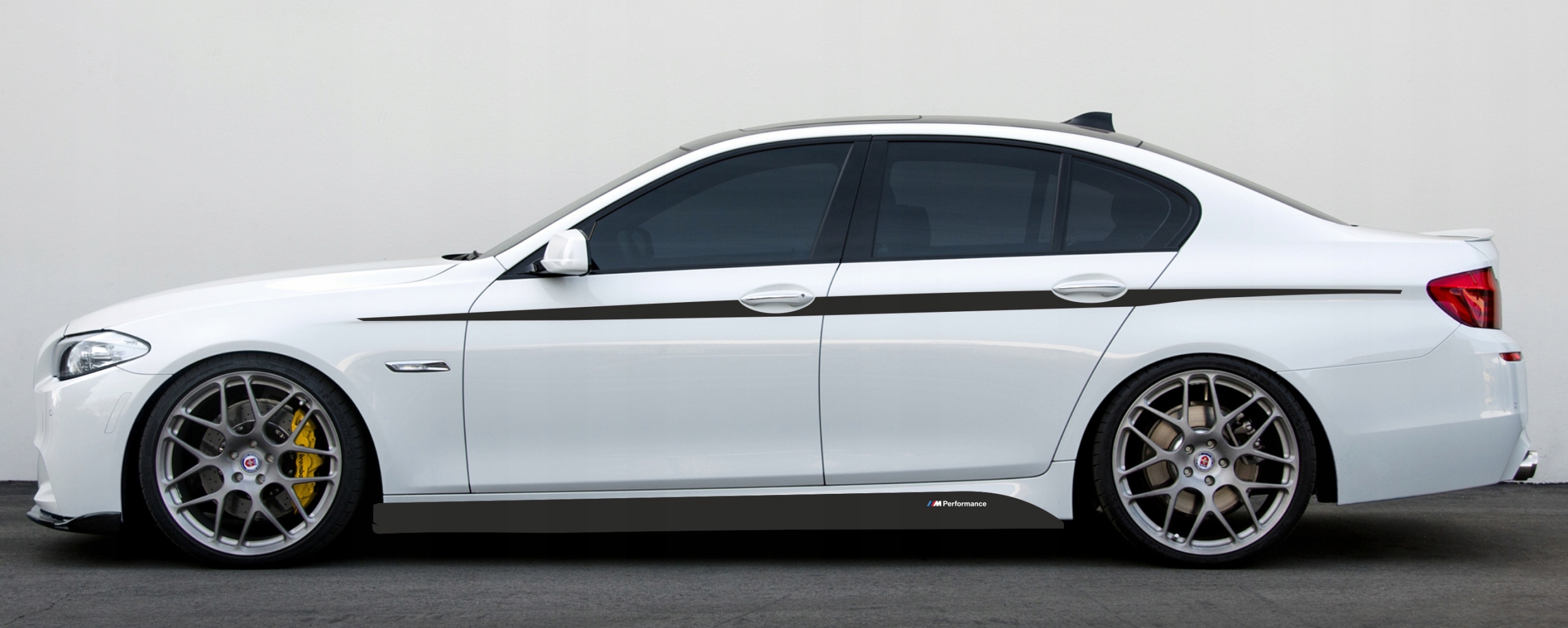 Naklejki BMW F10 F11 performance pasy pod klamki