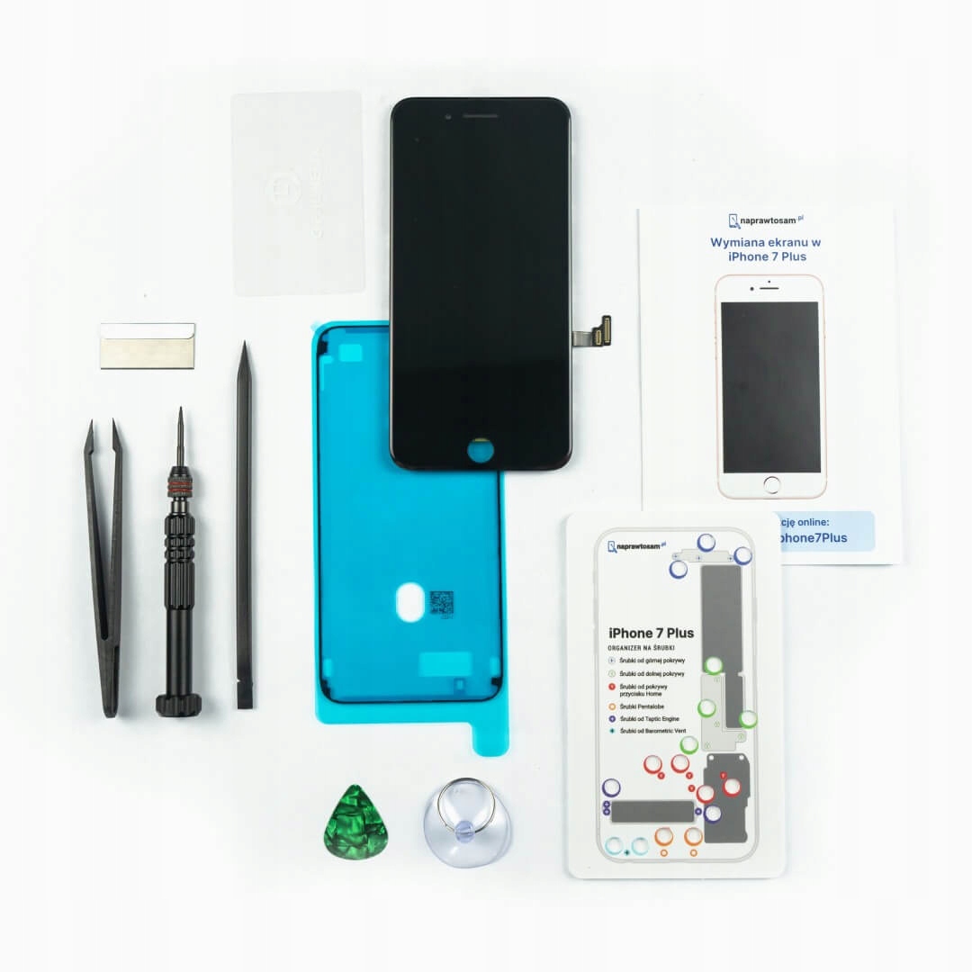 

Ekran iPhone 7+ Plus | Czarny | Zestaw Naprawczy