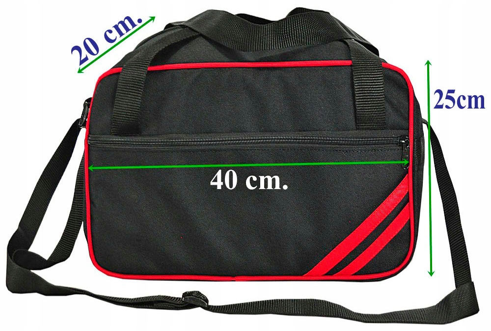 

Mała Torba do samolotu Ryanair wymiar 40x20x25 cm