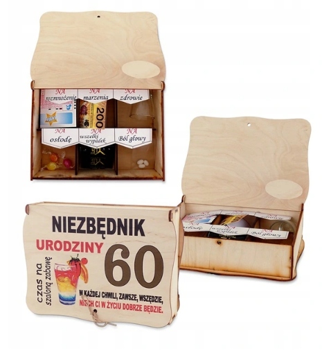 

Niezbędnik na 60 urodziny Śmieszny