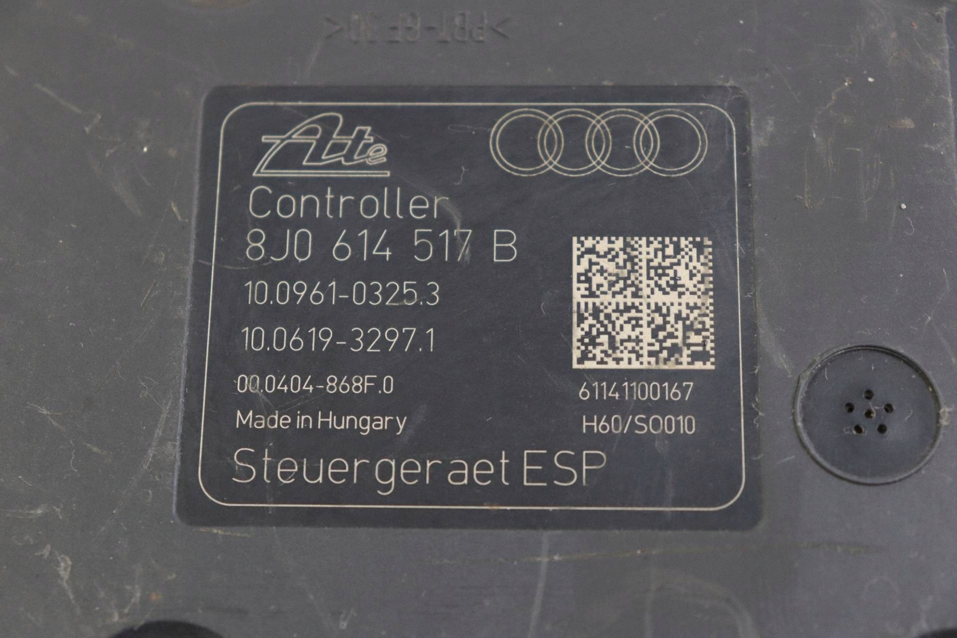 AUDI TT 8J pompa ABS 8J0614517B 10.0619-3297.1 10.0961-0325.3