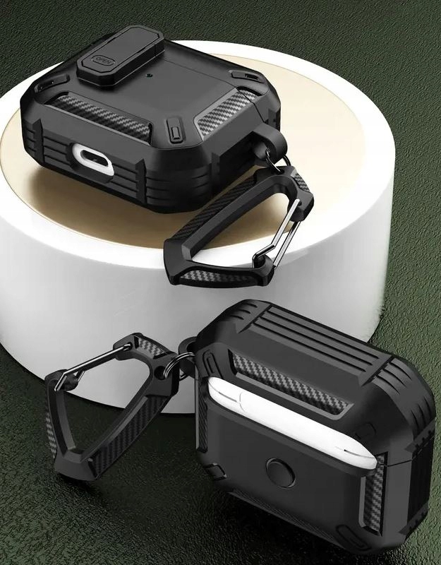 ODPORNE ETUI OBUDOWA CASE DO AIRPODS PRO 1 / 2 GEN Kolor niebieski