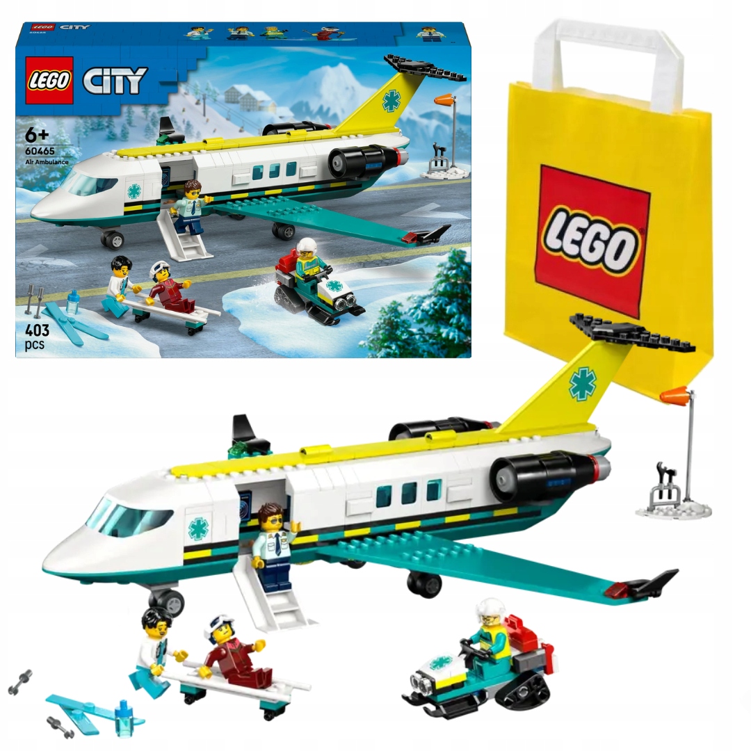 Lego City 60465 Letadlo záchranné služby