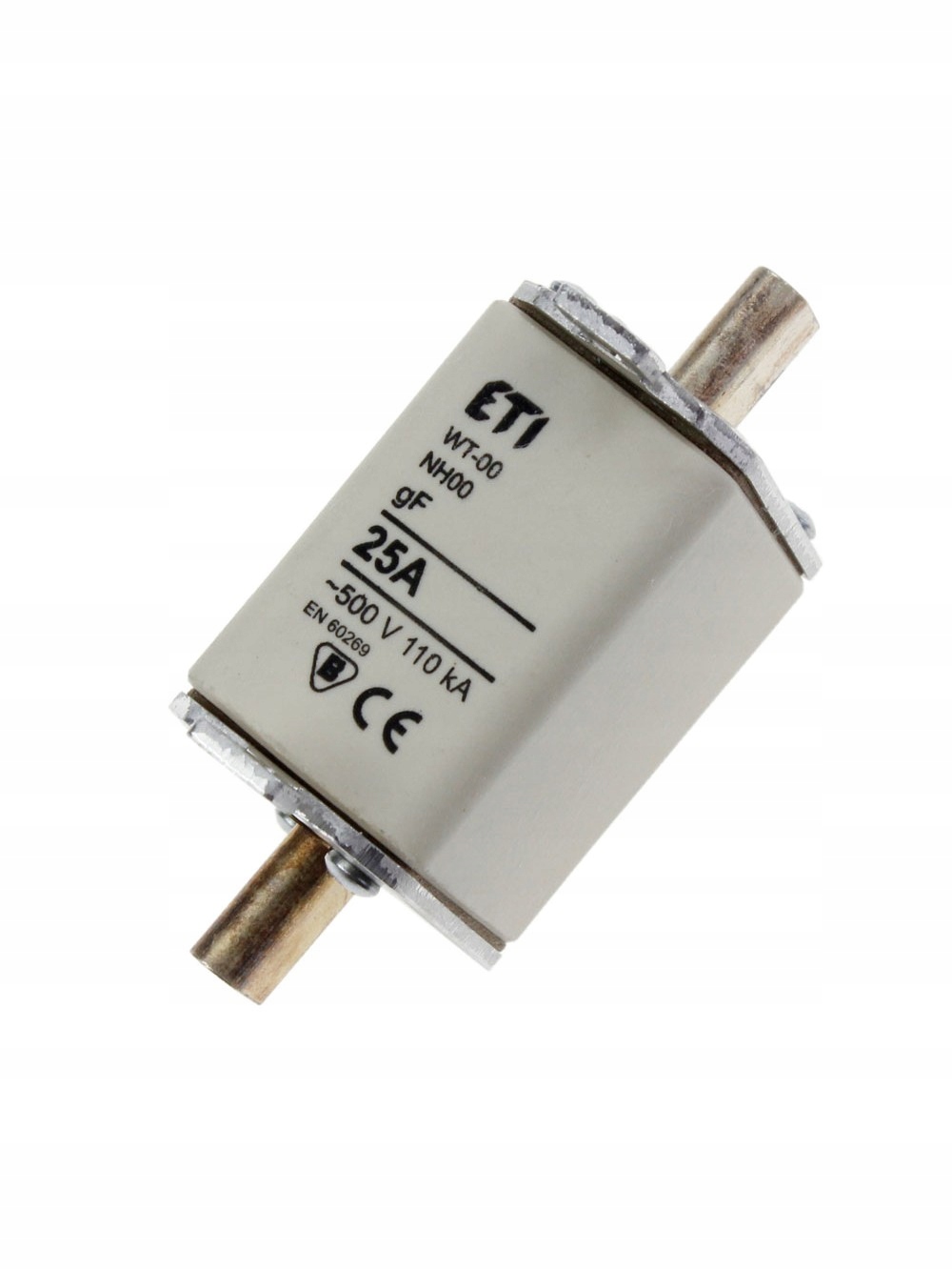 

Eti NH00/WT-00 gF 25A/500V Wkładka topikowa szybka