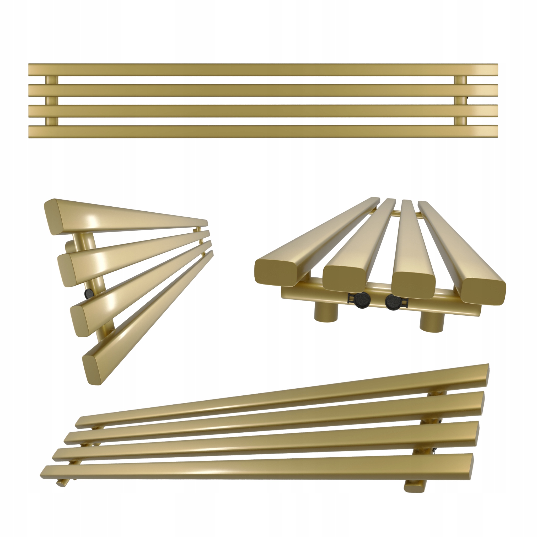 Horizontální Radiátor HORIZONT4 29x160 Světlý Antik