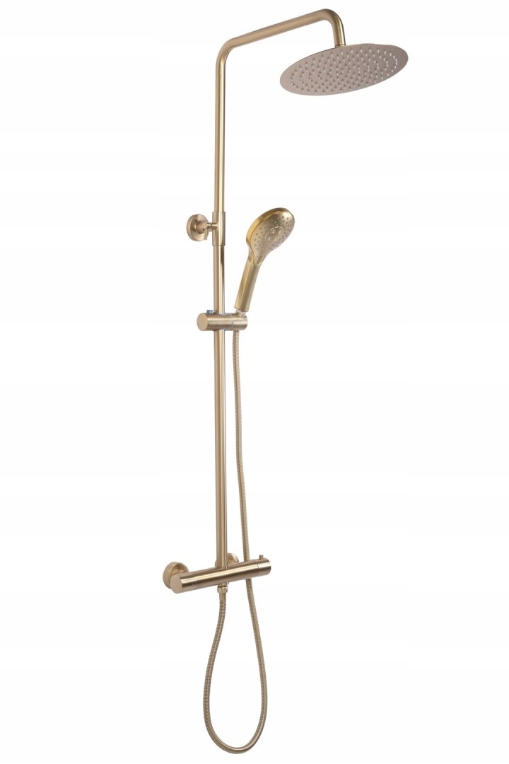 Sprchová Sada Vincent Zlatá Kartáčovaná Termo
