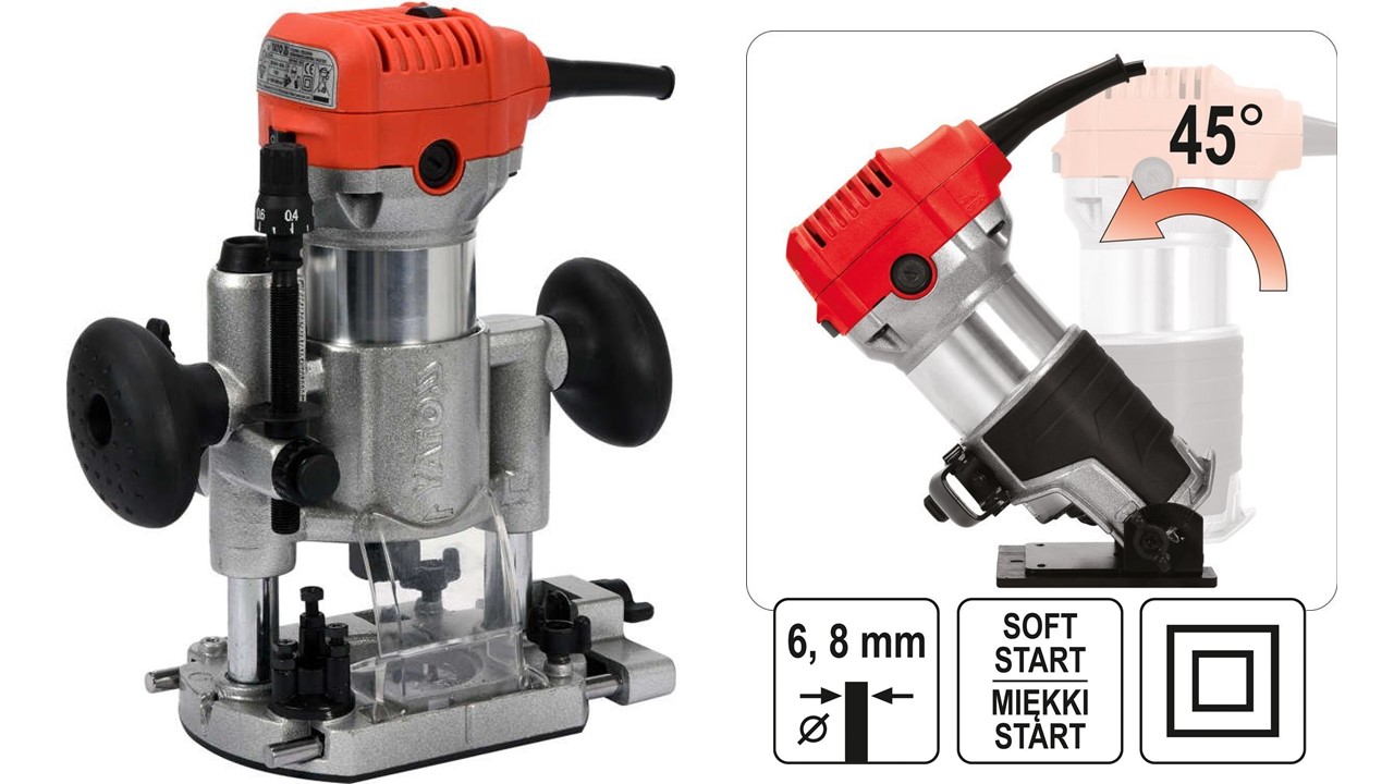 FREZARKA KRAWĘDZIOWA 710W SANKI PROWADZĄCE FRE 6/8