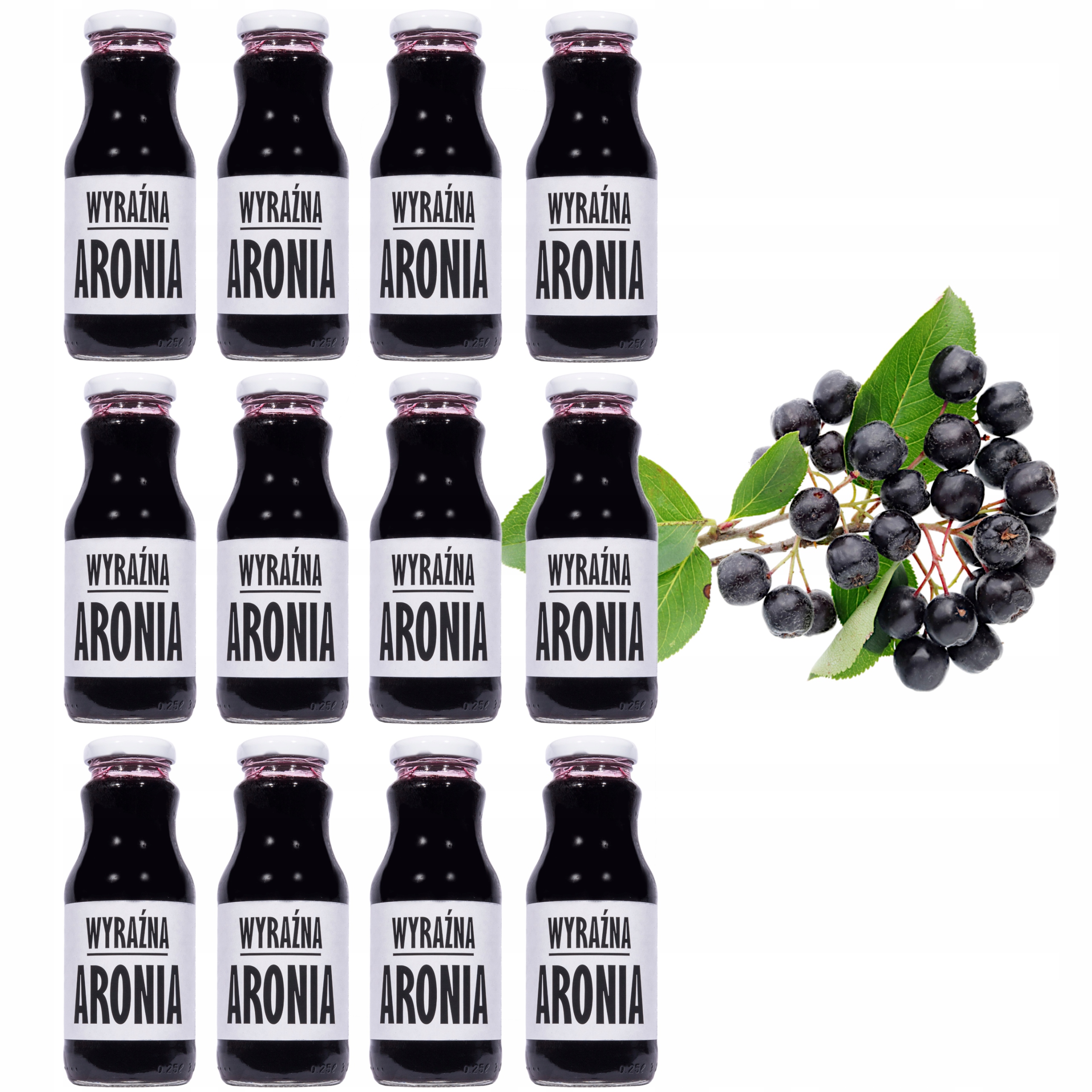 

Sok aroniowy 12x250ml Nfc tłoczony Bez Cukru 100%
