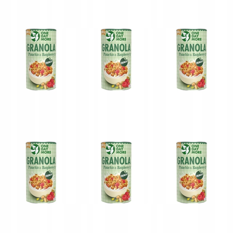 OneDayMore Granola Pistácie & Malina 400 g X6