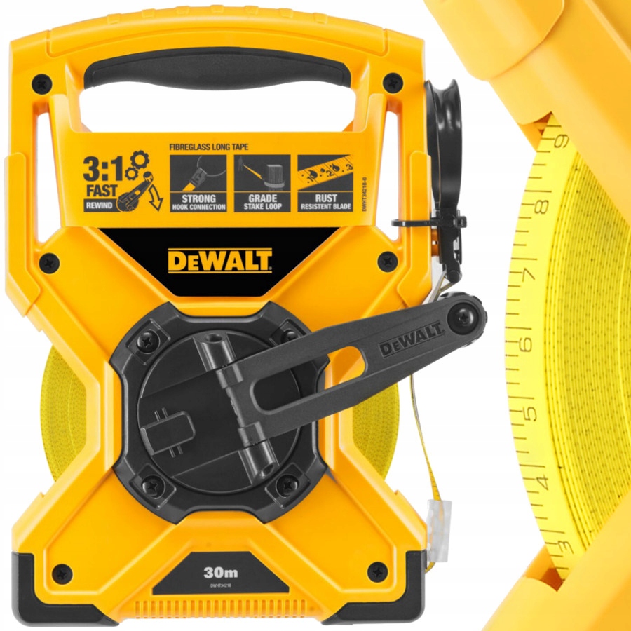 

Dewalt Miarka zwijana 30m DWHT34218 włókno szklane