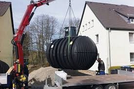 Zbiornik podziemny na deszczówkę PE 8.500 l Kolor czarny