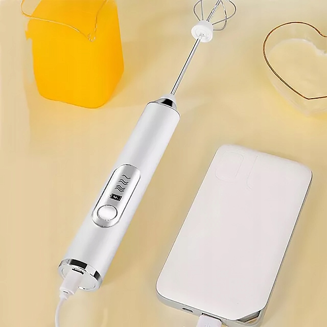 AKUMULATOROWY SPIENIACZ DO MLEKA ELEKTRYCZNY USB Model 3118200034011