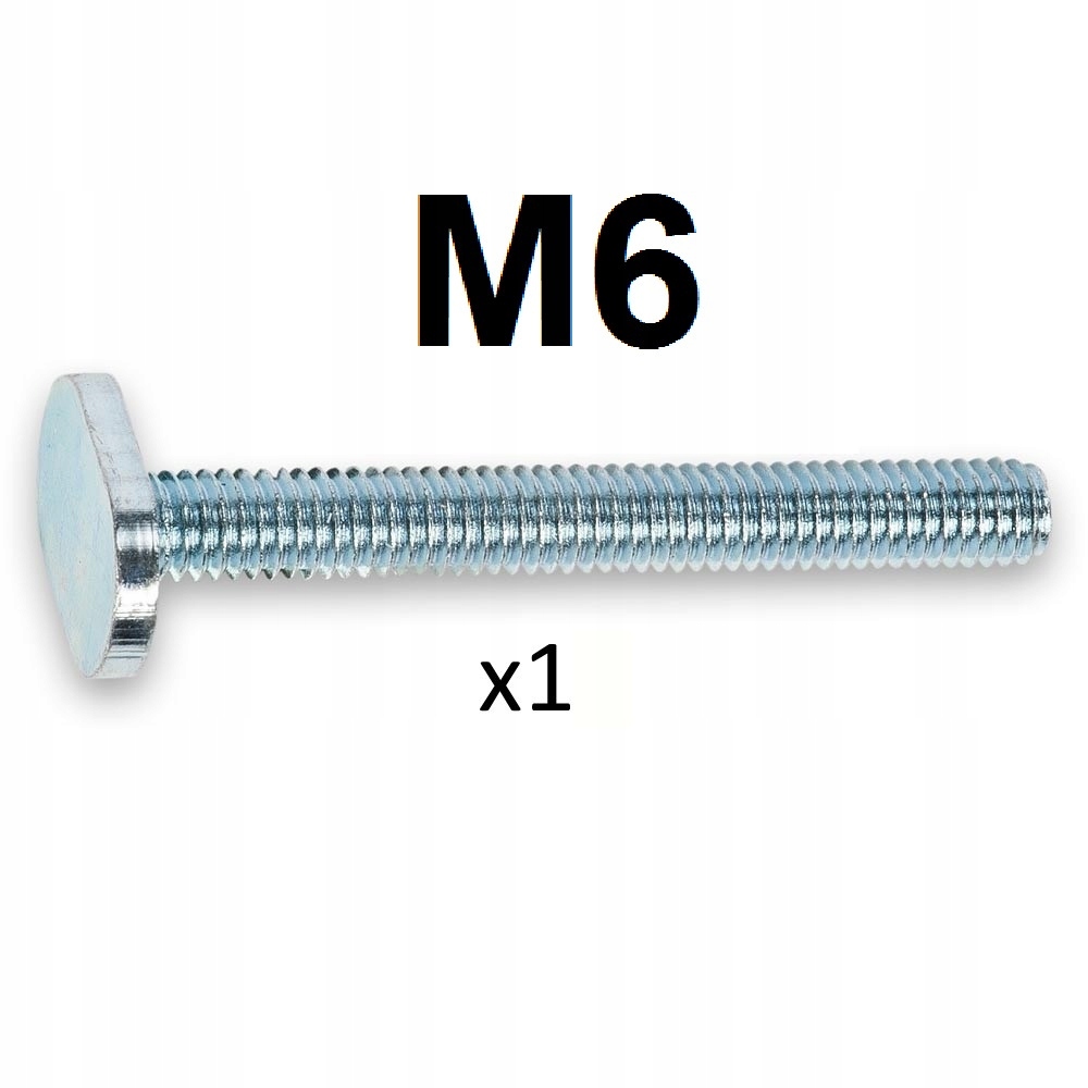 

1 szt. śruba typu T M6 gwint 75mm