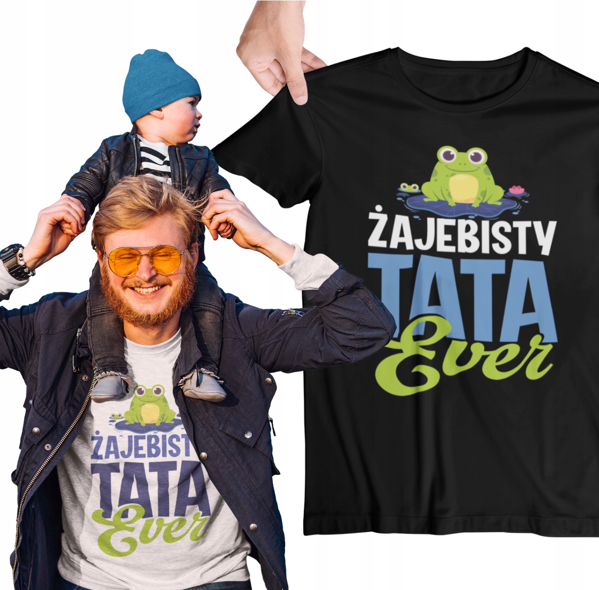

Koszulka na Dzień Taty Żajebisty Tata Ever