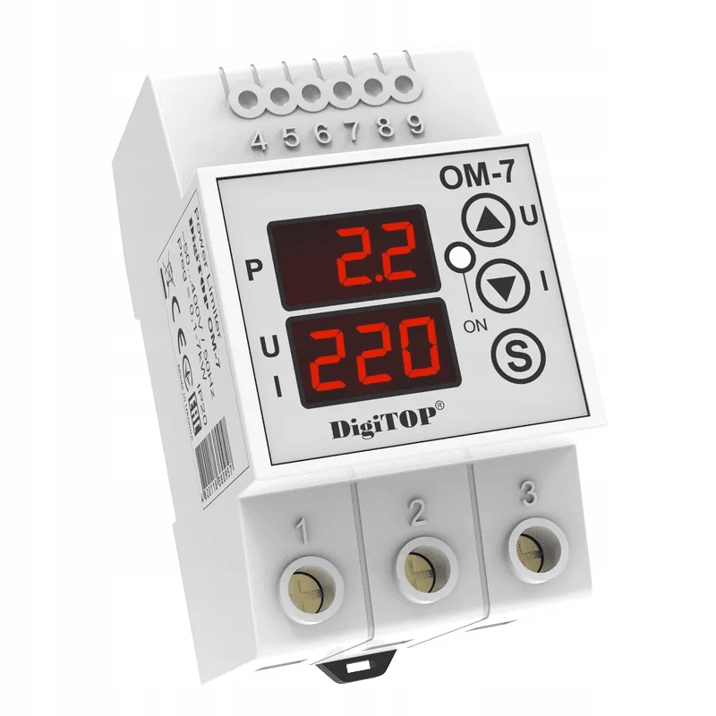 Elektrický nadproudový spínač OM-7 DigiTOP