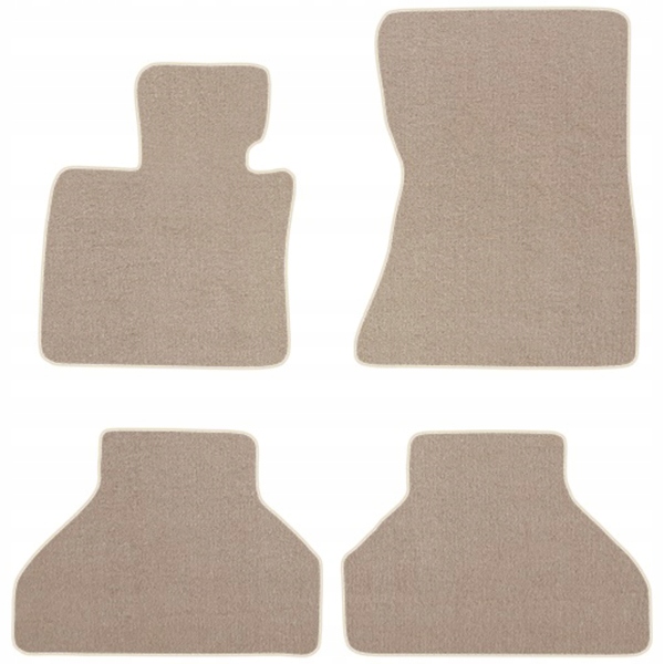 Bmw X5 E70 2006-2013 velurové koberce Comfort Béžové