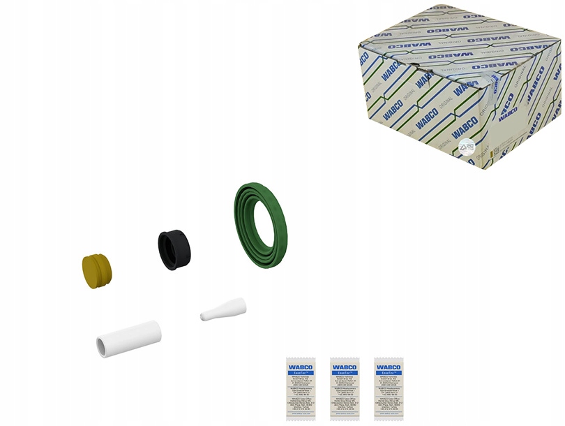 ZESTAW NAPRAWCZY ZACISKU HAMULCOWEGO KPL PROWADNIC I USZCZELNIEŃ