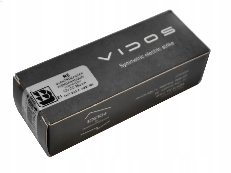 ELEKTROZACZEP VIDOS R5 do wideodomofonu 5TECH VIDOS 12V 280mA BIRA ES1-005 Marka Bira