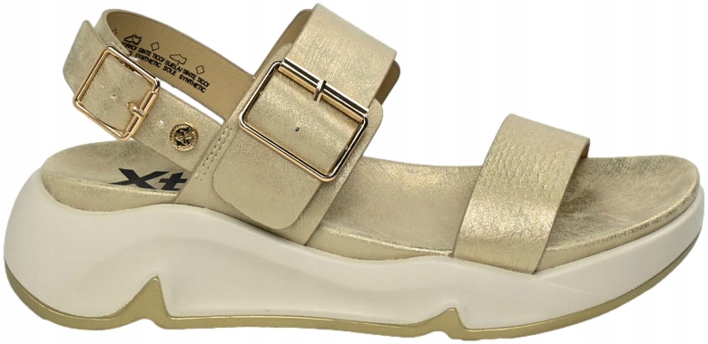 Sandály platforma Xti 142738 Oro Zlaté vel. 37