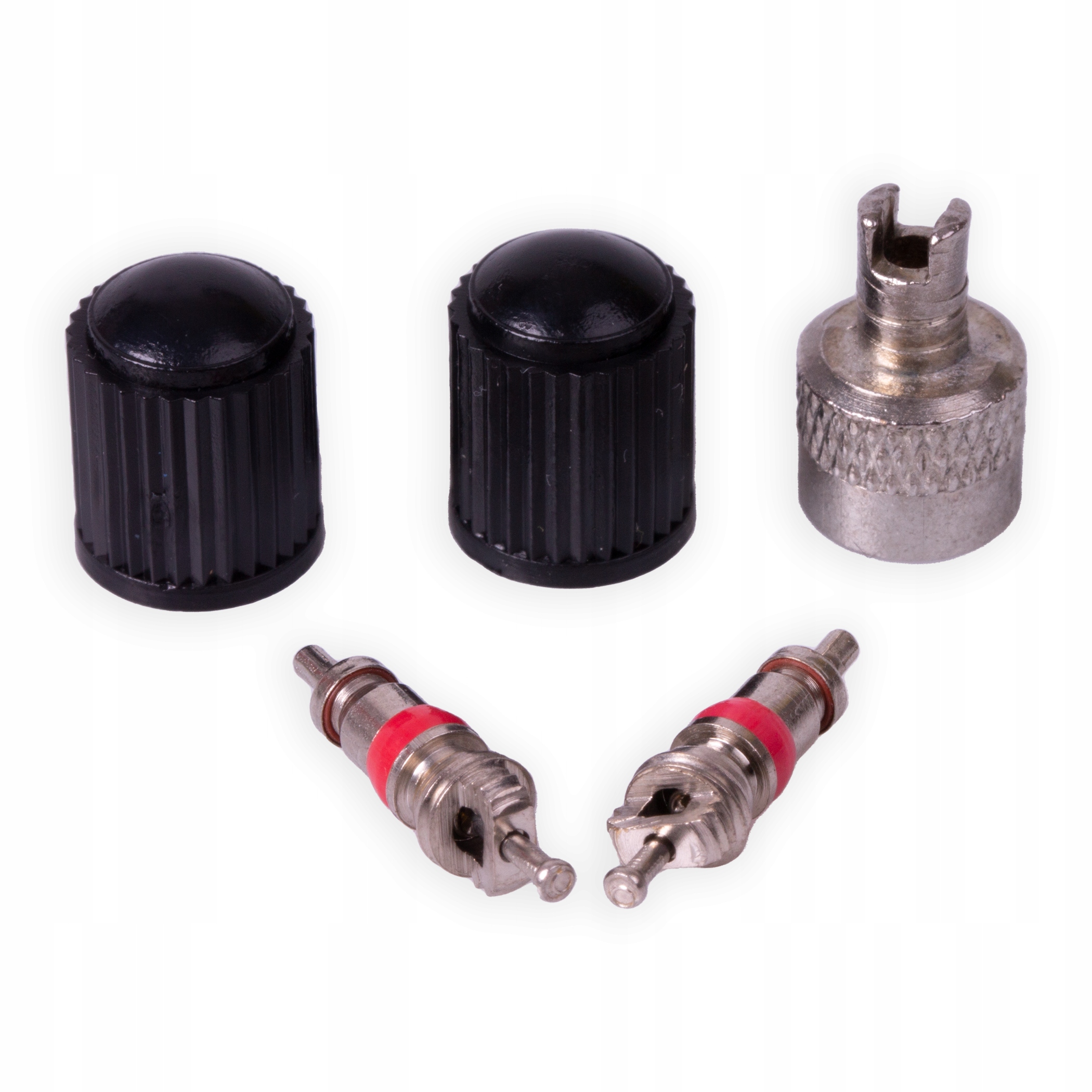 Wentyl Zawór Rowerowy do Dętki Auto Schrader 2 szt